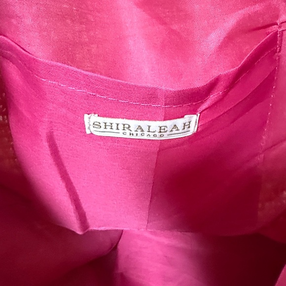 NWT Shiraleah Cosima Straw/Paper Large Tote Bag with Chevron Pattern. - Picture 4 of 7